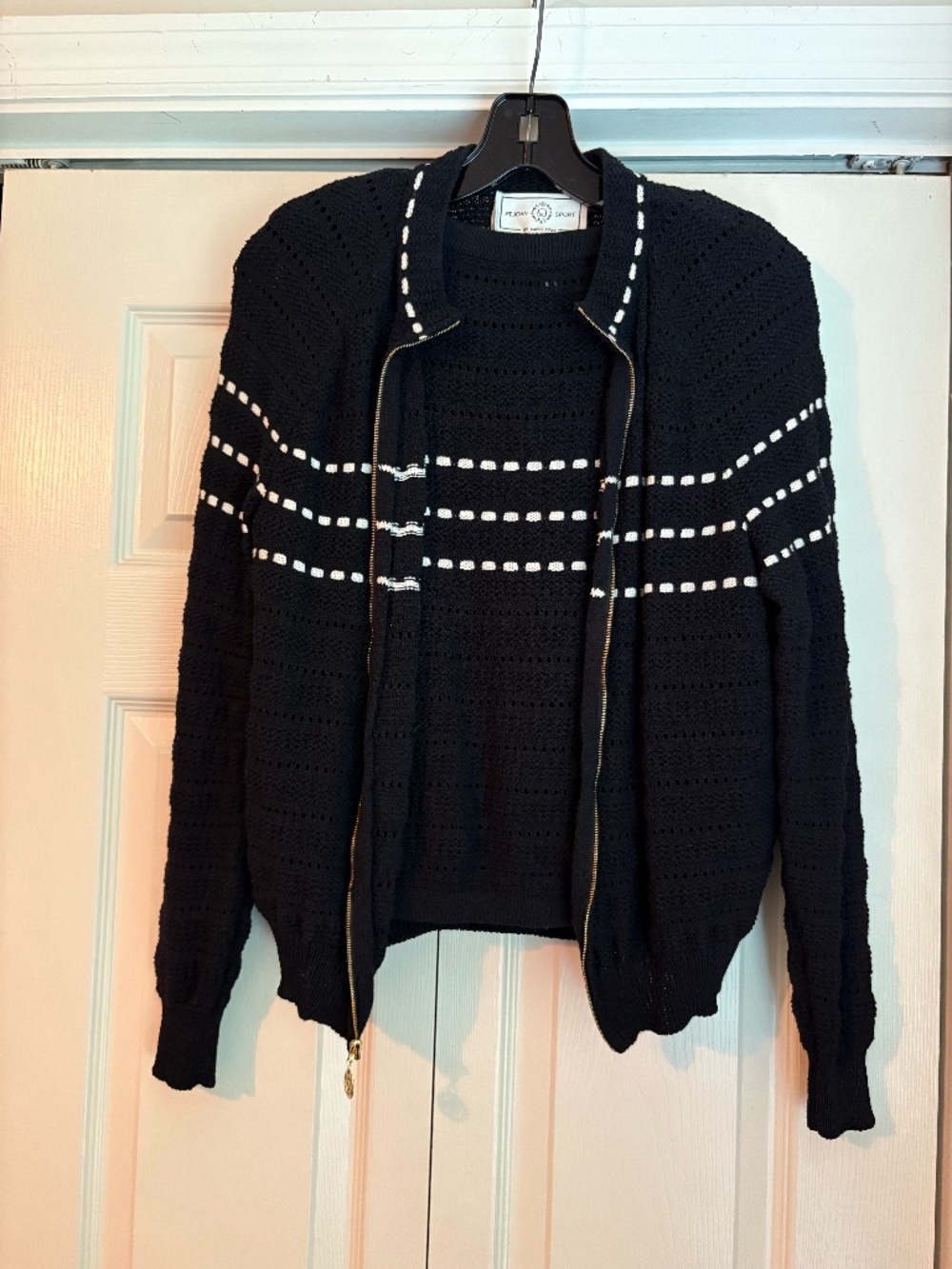 St. John Sport Crochet Twin Set